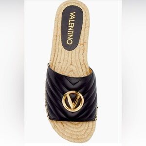 VALENTINO BY MARIO VALENTINO New clavel espadrille slide sandals. NEW !! No box